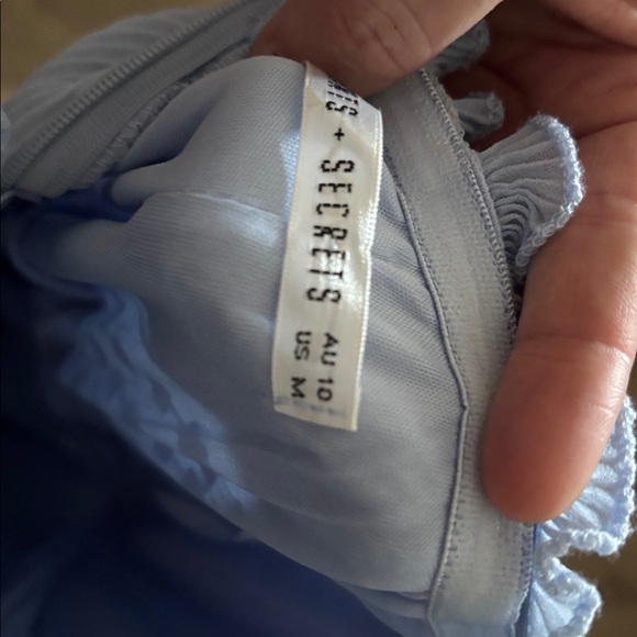 🌼🌼🌼Elegant Blue Ruffled Dress - Picture 8 of 8